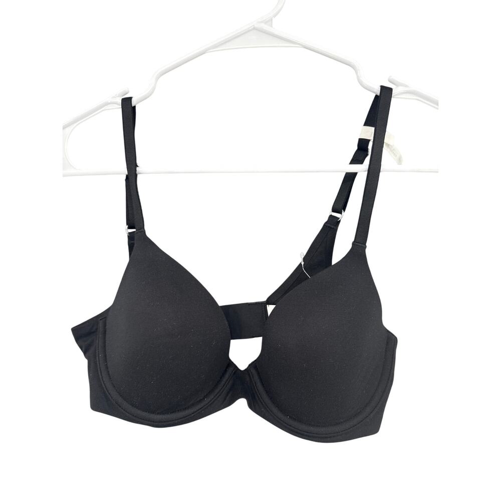 Aerie Sunnie Full Coverage Couverture Totale Strap Black Bra 32C NEW